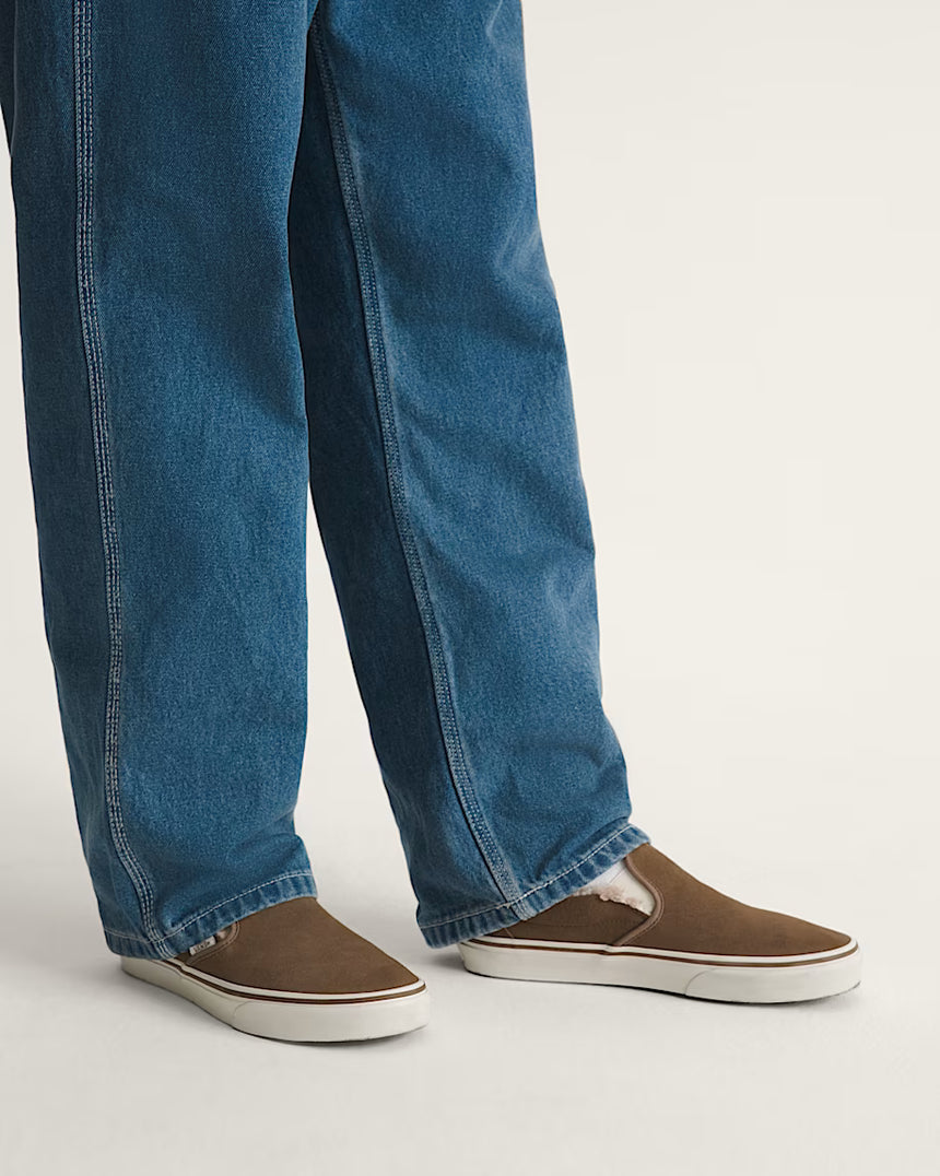 Vans Vans Unisex Classic Slip On - Cozy Hug Sepia Cozy Hug Sepia Mens 4.5/ Womens 6 Unisex Slip On Shoes 6 to 18