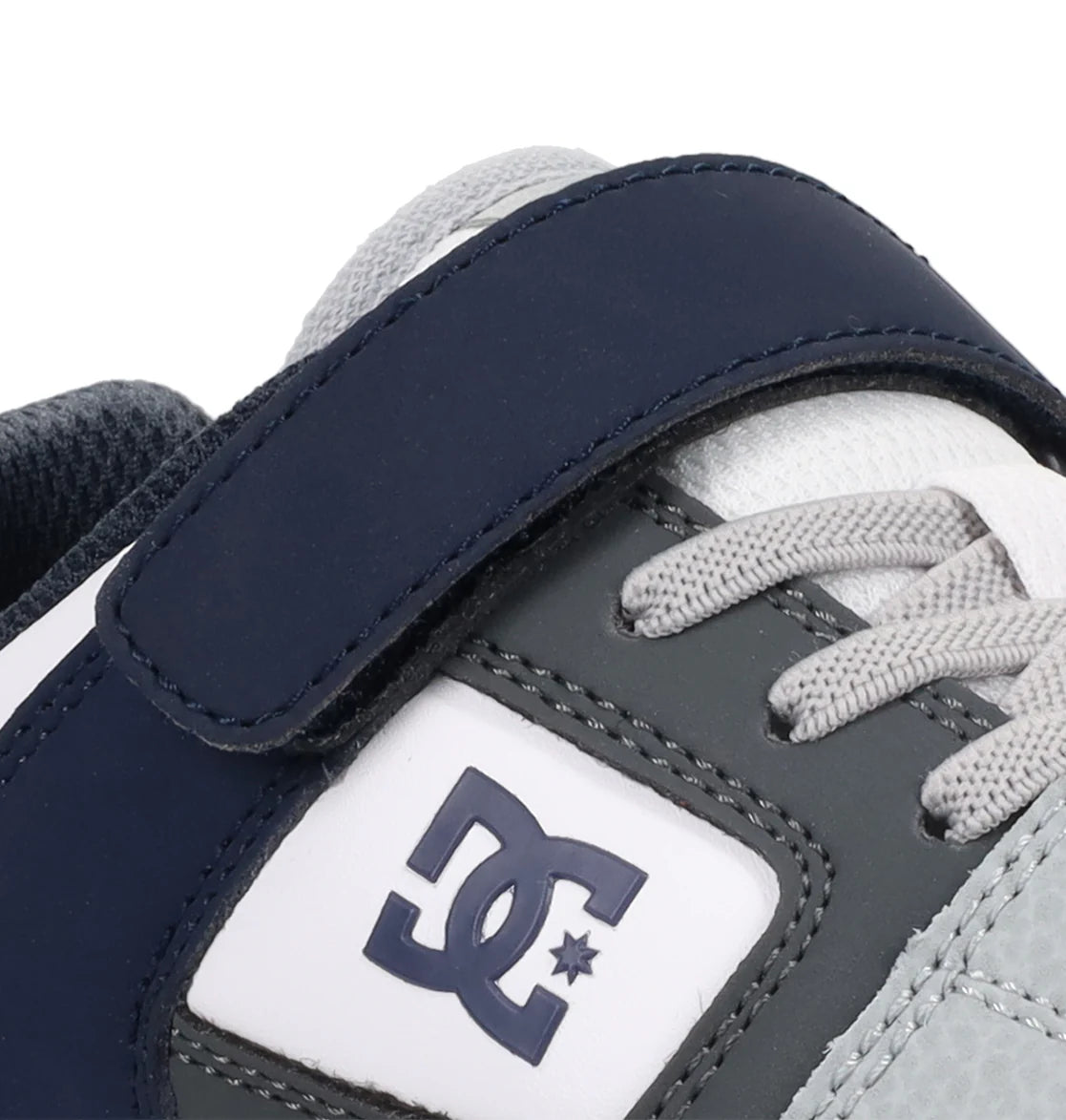 DC Kid's Manteca 4 V Shoes- Grey/Navy/White
