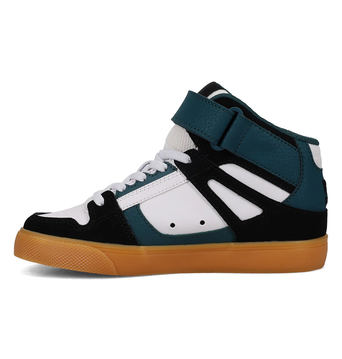 Zapatillas DC Youth Pure High Top EV - Negro/Verde/Goma