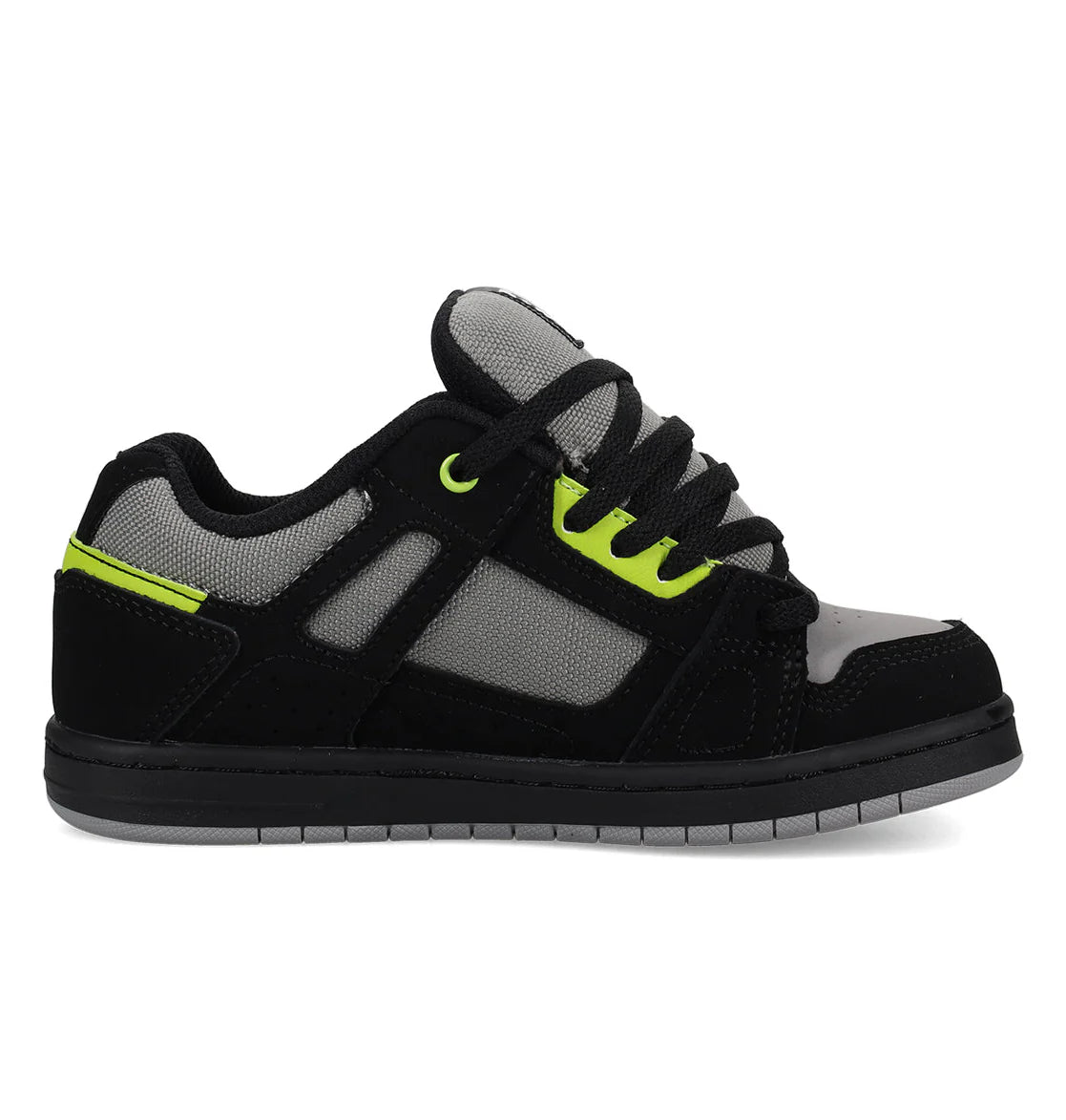 DC DC Youth Stag Shoes - Black/White/Lime Black/White/Lime 11 Youth Boys Skate Shoes 5T-13T & 1-7 US Size