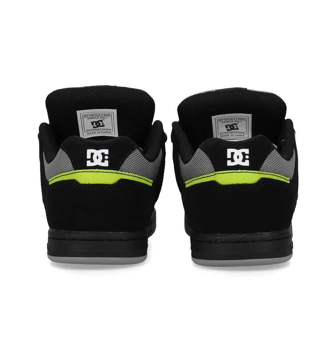 DC DC Youth Stag Shoes - Black/White/Lime Black/White/Lime 11 Youth Boys Skate Shoes 5T-13T & 1-7 US Size