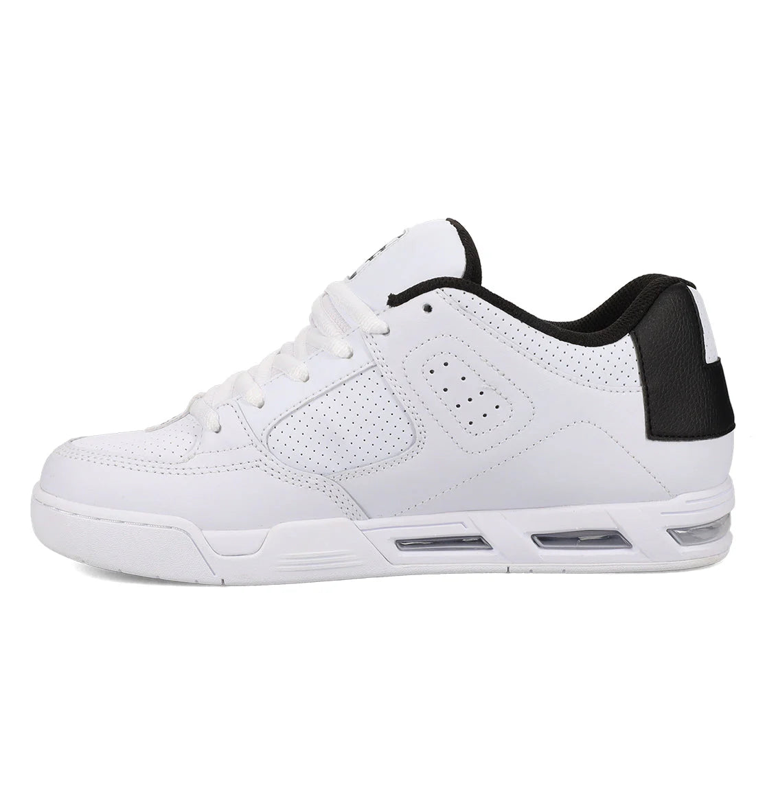 DC DC Men's Command Skate Shoes - White/Black White/Black 10 Mens Skate Shoes 6 to 18