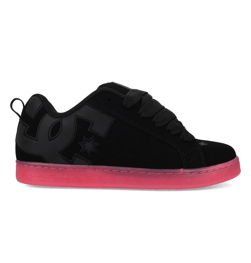 DC DC Women's Court Graffik Le Skate Shoes - Black Black 8 Womens Skate Shoes 5 to 11