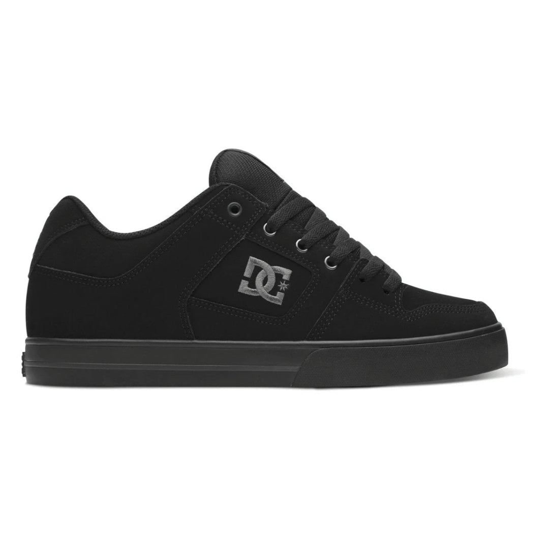 DC DC Men's Pure Skate Shoes BLACK/PIRATE BLACK 8 Mens Skate Shoes 6 to 18
