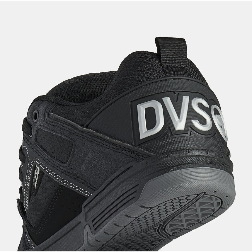 DVS DVS Men's Comanche Chunky Skate Shoes - Black Charcoal Print Nubuck Black Charcoal Print Nubuck 9 Mens Skate Shoes 6 to 18