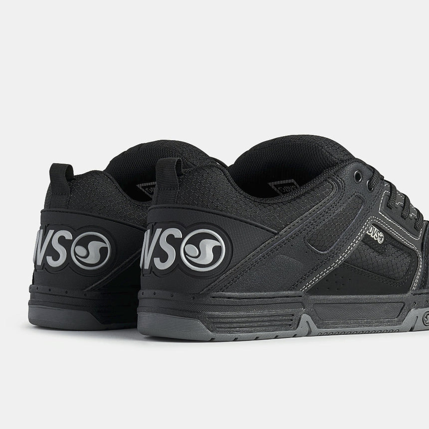 DVS DVS Men's Comanche Chunky Skate Shoes - Black Charcoal Print Nubuck Black Charcoal Print Nubuck 9 Mens Skate Shoes 6 to 18