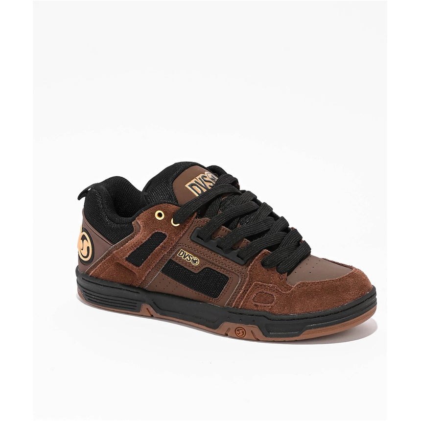 DVS DVS Men's Comanche Shoes - Brown Black Gold Suede Brown Black Gold Suede 10 Mens Skate Shoes 6 to 18