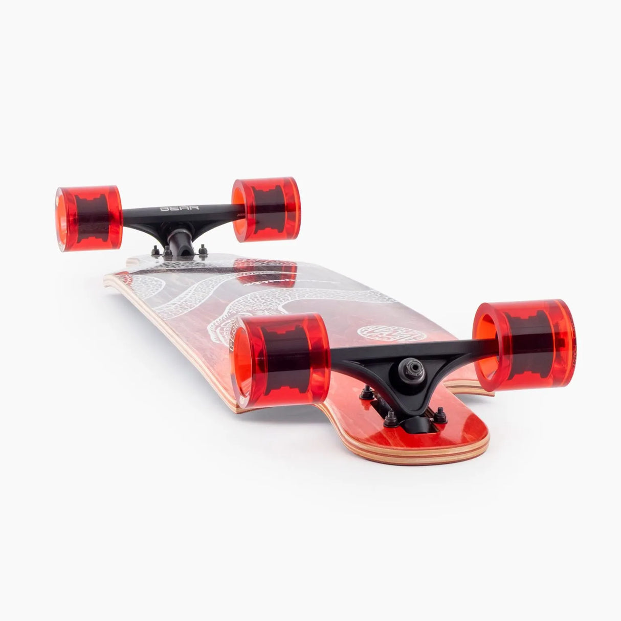Landyachtz Landyachtz Drop Cat 38 - Python Multi 38 Longboard Complete - Drop Through Trucks