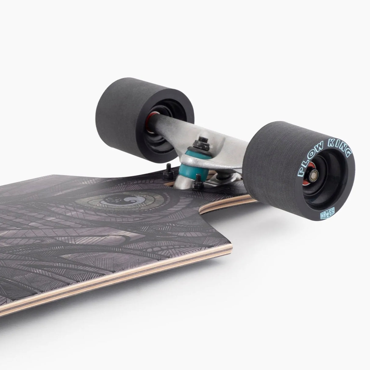 Landyachtz Landyachtz Drop Hammer - Black Eagle -w/PB180mm Trucks Multi 38 Longboard Complete - Drop Through Trucks