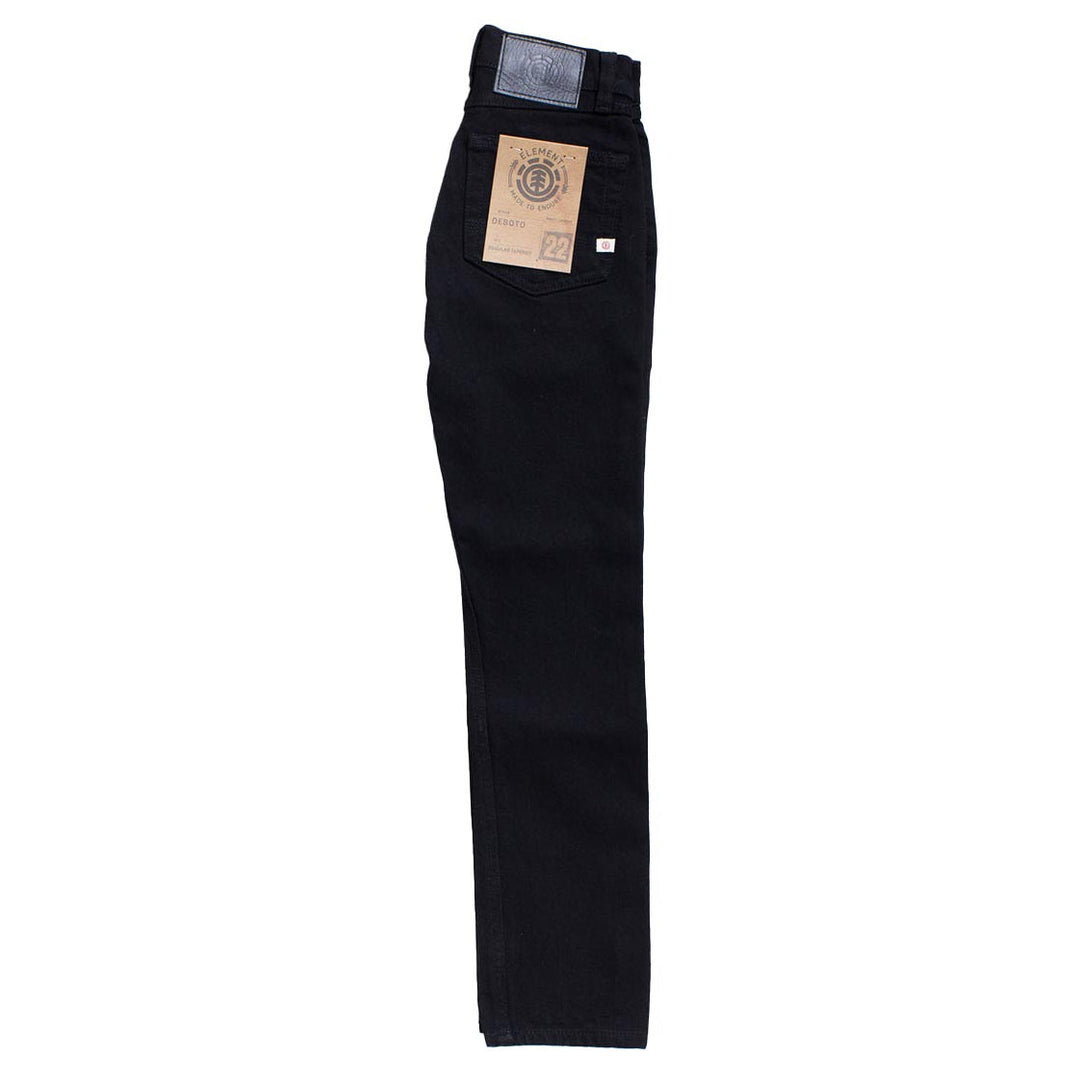 Element Element Desoto Mens Slim Straight Jeans BLACK 28 Mens Jeans