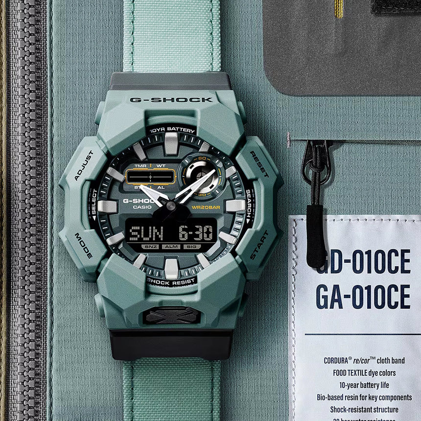G Shock G-Shock GA-010CE-2A Watch Mens Analog Organic Band