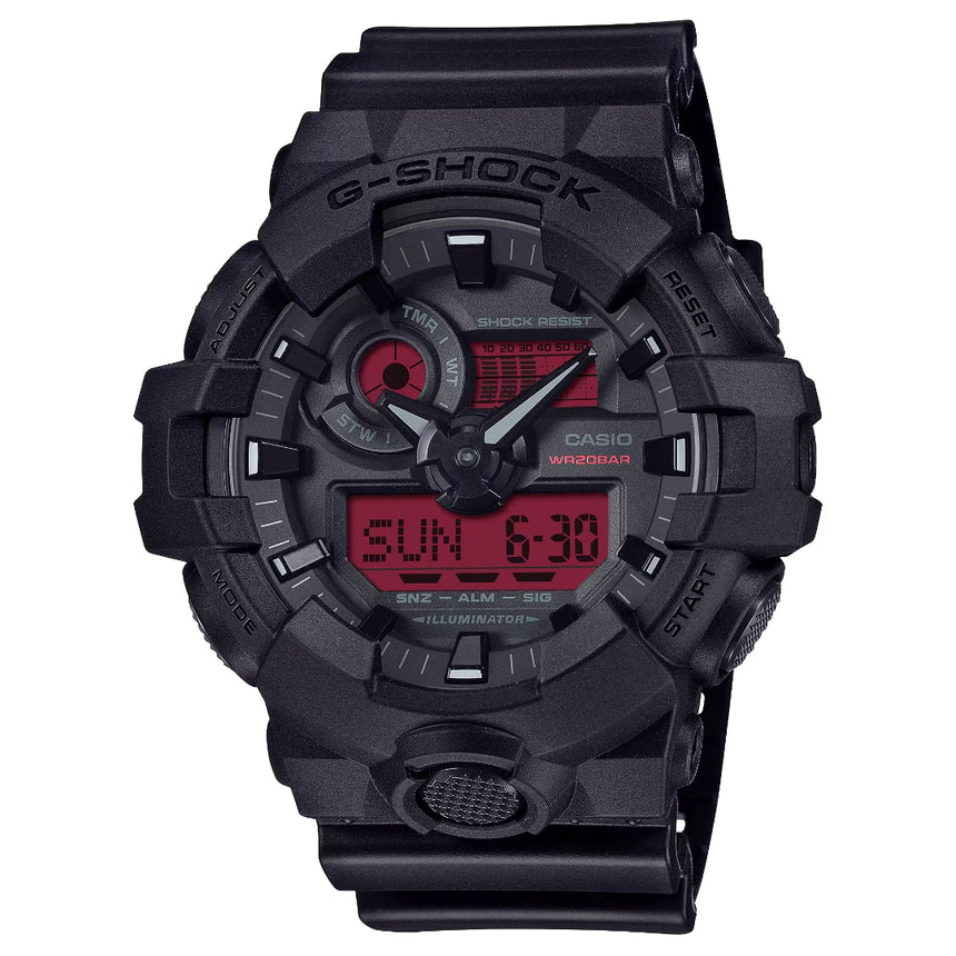G Shock G-Shock GA-700BBR-1A Watch Watch Mens Analog Organic Band
