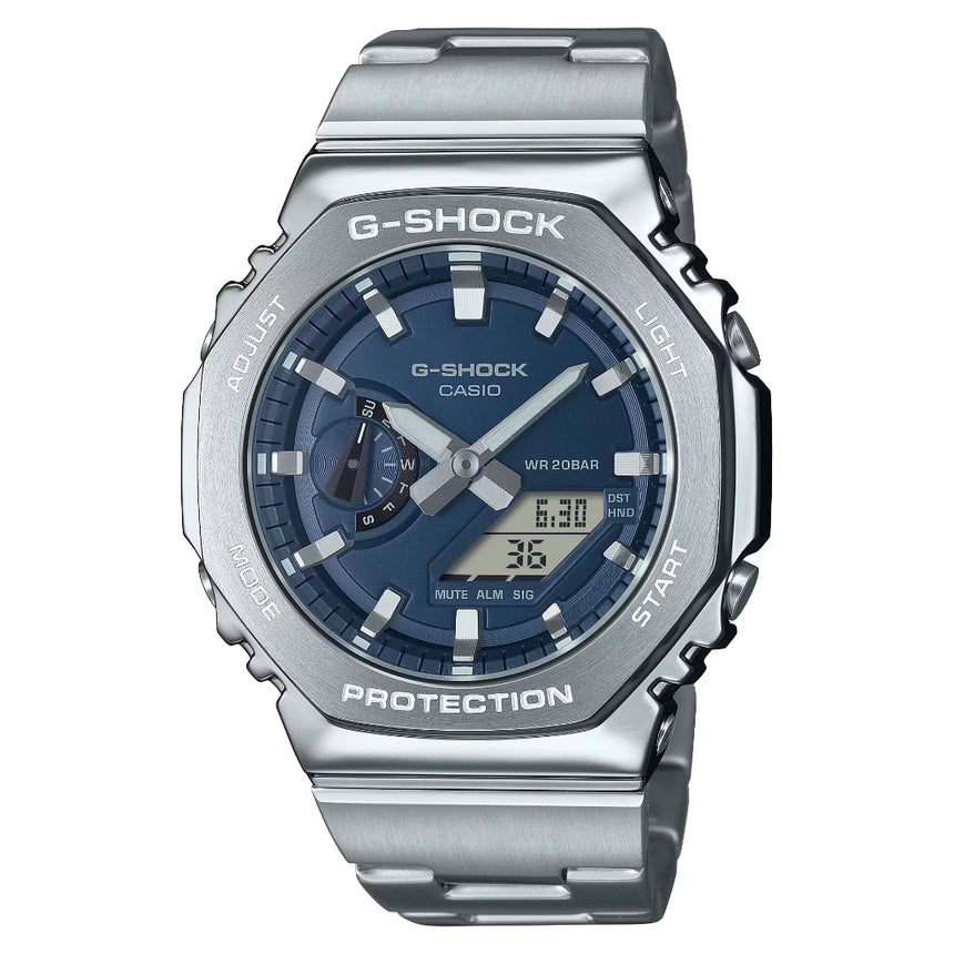 G Shock G-Shock GM-2110D-2B Watch Watch Mens Analog Metal Band