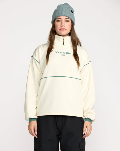 Volcom Volcom Women's Hydro 1/4 Zip Bone XS Womens Windbreakers