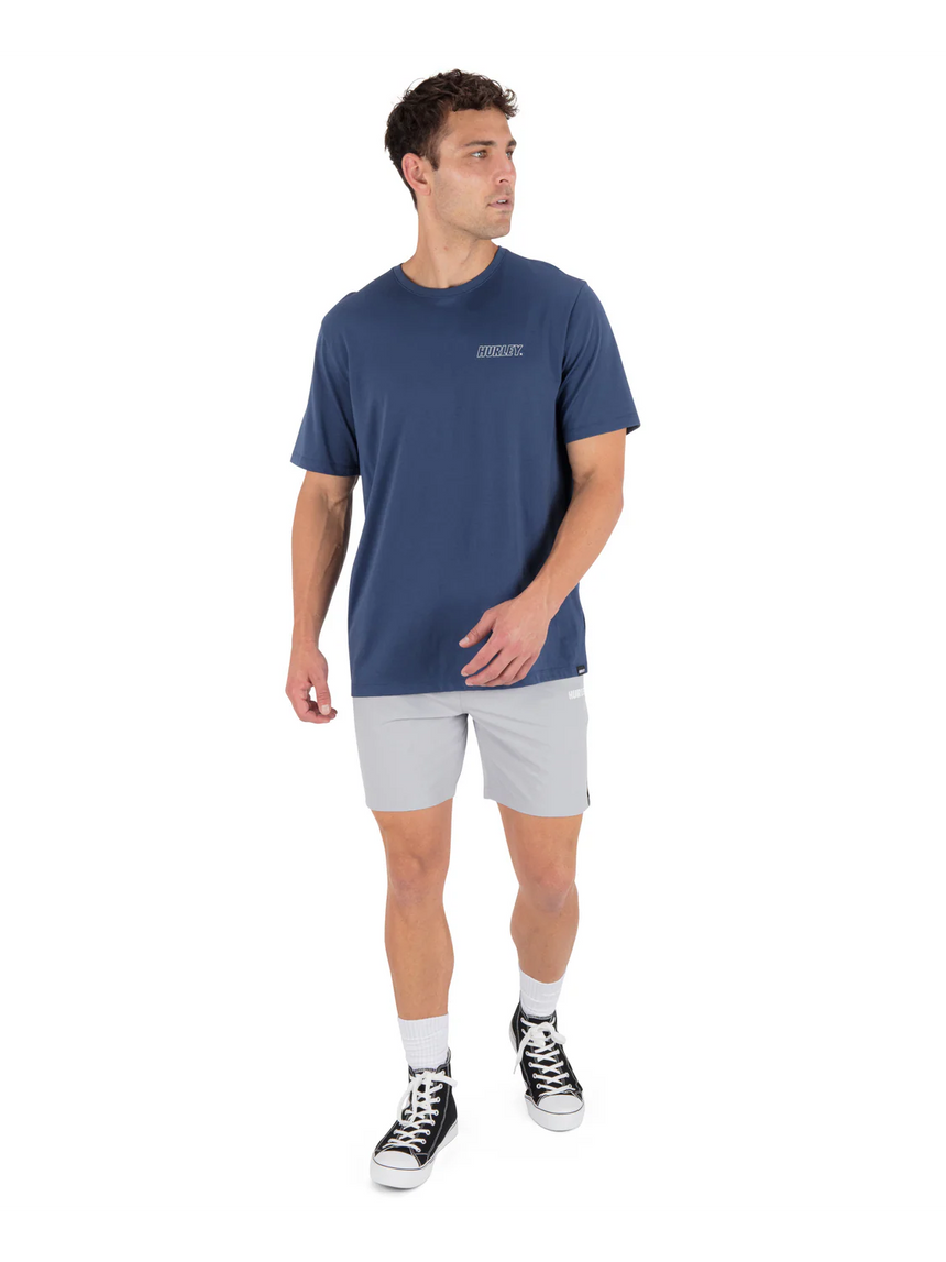 Hurley Hurley Men's H20-Dri Trek Stretch 7" Boardshorts Light Asteroid S Mens Board Shorts
