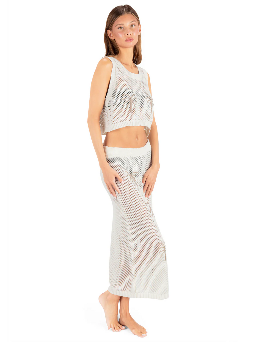 Hurley Hurley Women's Embroidered Crochet Skirt Black S Womens Fabric Skirts