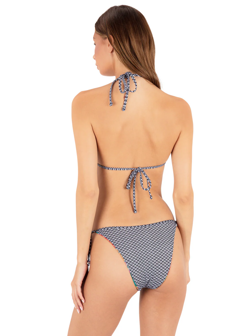 Hurley Hurley Women's Reversible Pacific Night Tie Tri Top - Tropical Geo Tropical Geo S Womens Bikini Tops
