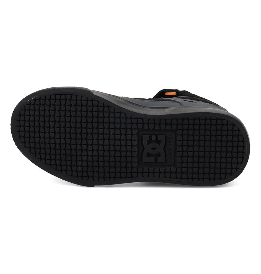 Zapatillas DC Youth Pure High Top EV - Gris/Negro/Naranja