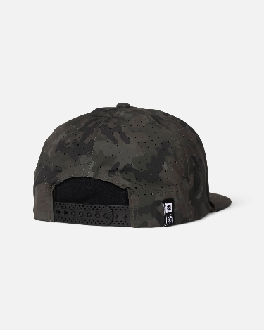 Salty Crew Salty Crew Men's Long Range Snapback Camo 1SZ Mens Hats Flat Brim