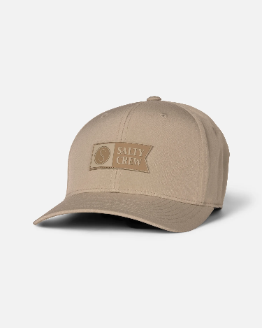Salty Crew Salty Crew Men's Apex Flexfit 6 Panel Hat Black S/M Mens Hats Curved Brim