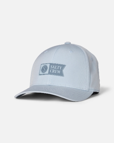 Salty Crew Salty Crew Men's Apex Flexfit 6 Panel Hat Black S/M Mens Hats Curved Brim