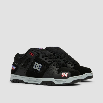 DC Men's Stag Shoes - Black/Grey/Blue