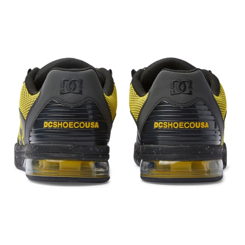 DC Men's Versatile LE Shoes - Black/Yellow