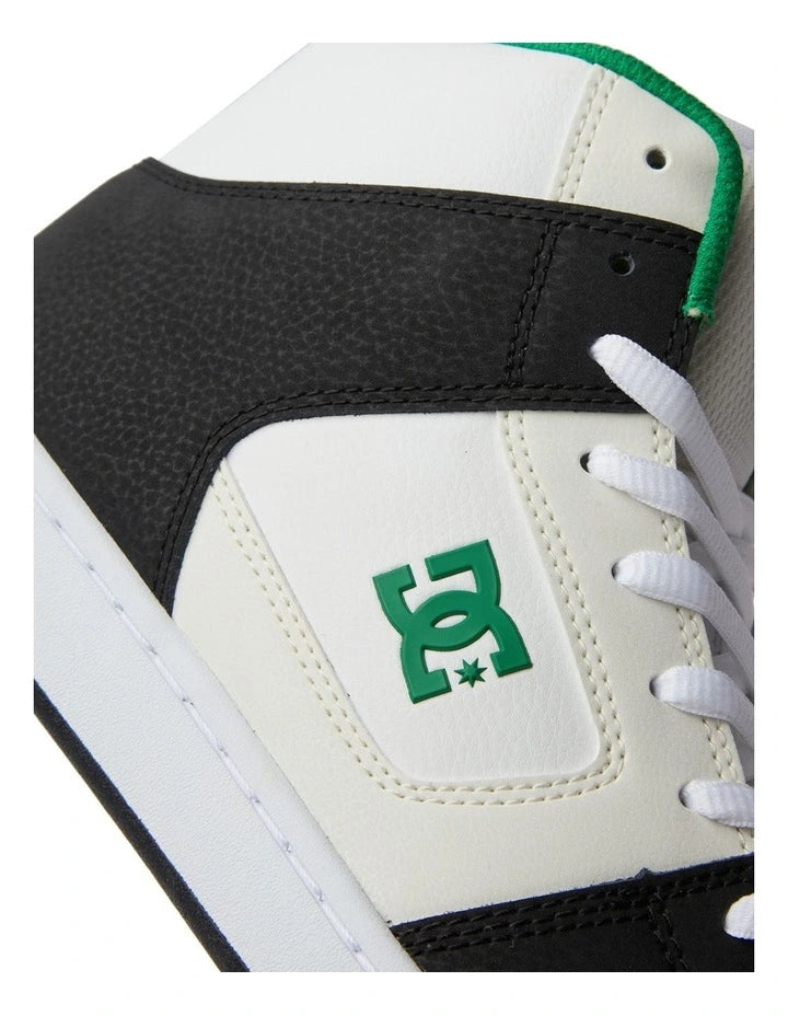 DC Men's Manteca 4 Hi Shoes - Black/White/Green