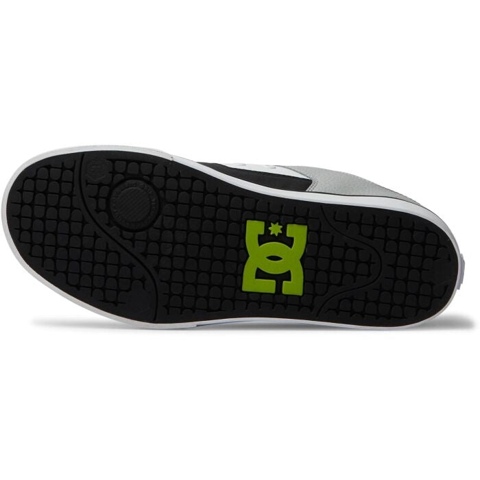 DC Men's Pure Skate Shoes - White/Lime