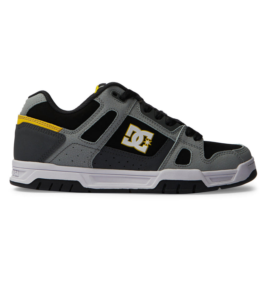 DC Men's Stag Shoes - Grey/Yellow