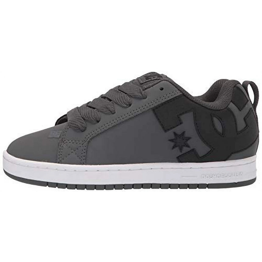 DC Mens Court Graffik Shoes - Grey/Black/White