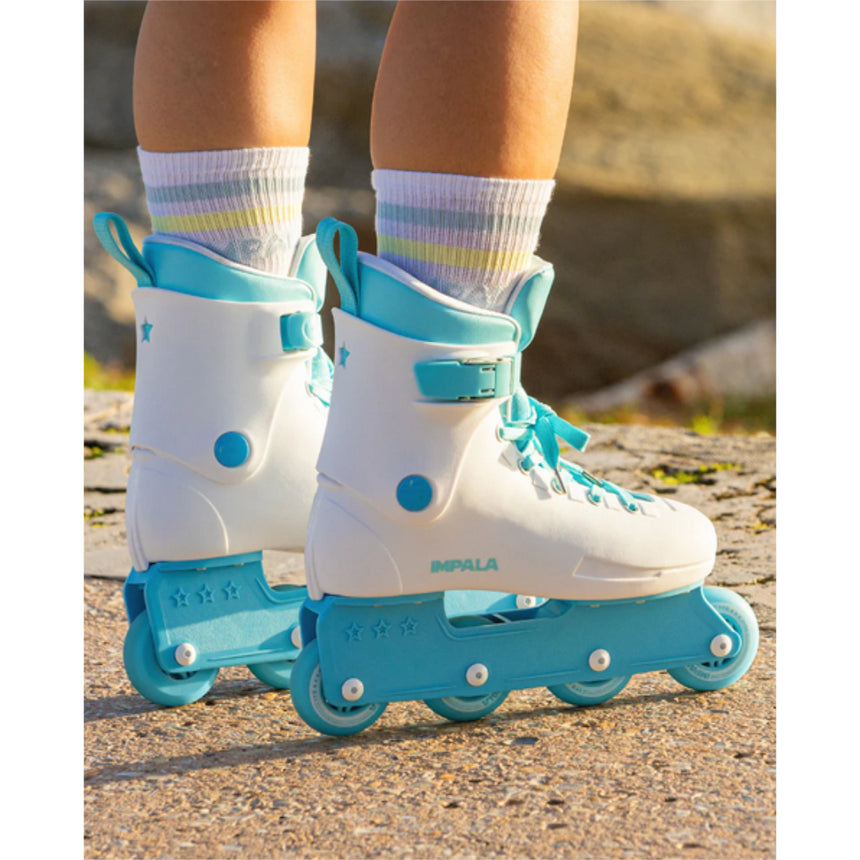 Impala Roller Skates Impala Lightspeed Inline Skates - White Ice White Ice 5 Roller Blades