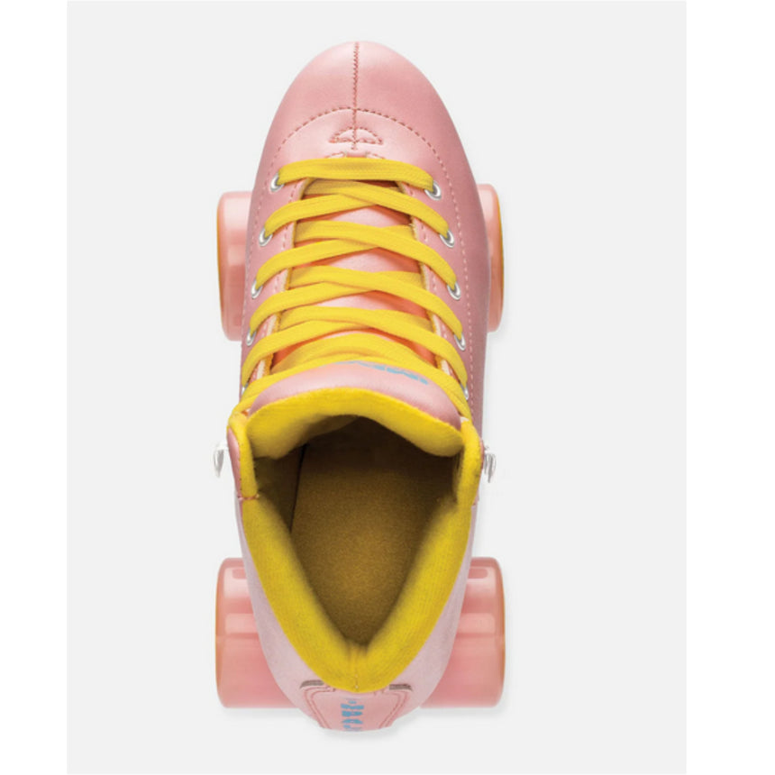 Impala Roller Skates Impala Quad Roller Skates Skates - Pink/Yellow Pink/Yellow 5 Roller Quad Skates