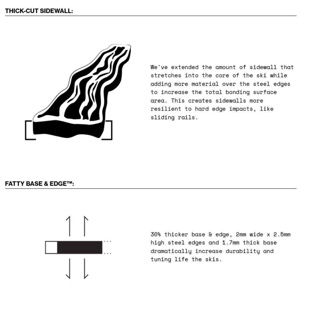 Skis Line Chronic 94 pour hommes