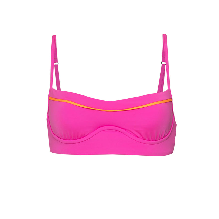 Maaji Maaji Women's Shore Unmolded Underwire Bikini Top - Pink Pink S Womens Bikini Tops
