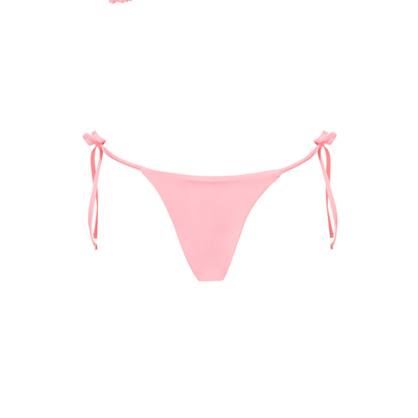 Maaji Maaji Women's Sunning Low Rise Tie Side Bikini Bottom - Pink Pink S Womens Bikini Bottoms