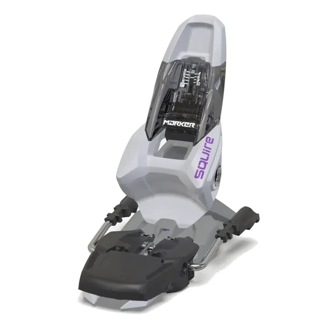 Marker Marker Men's Squire 11 Bindings - Grey/Purple Grey/Purple 9 Mens Ski Bindings
