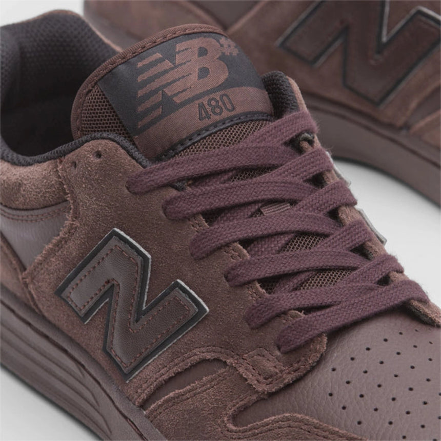 New Balance New Balance Men's NB Numeric 480 Shoes - Chocolate Brown Multi 8 Mens Skate Shoes 6 to 18