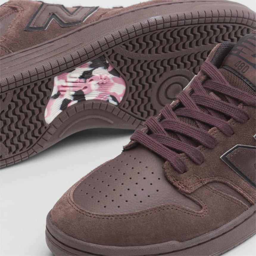 New Balance New Balance Men's NB Numeric 480 Shoes - Chocolate Brown Multi 8 Mens Skate Shoes 6 to 18