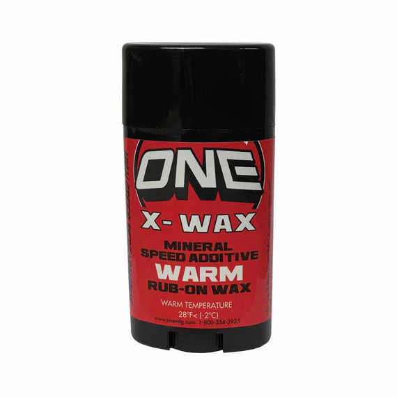 One Ball Jay One Ball Jay Rub On X-Wax Paste Warm 28F<(-2C>) 50g. Applicator included. 50g Snowboard Waxing Tools