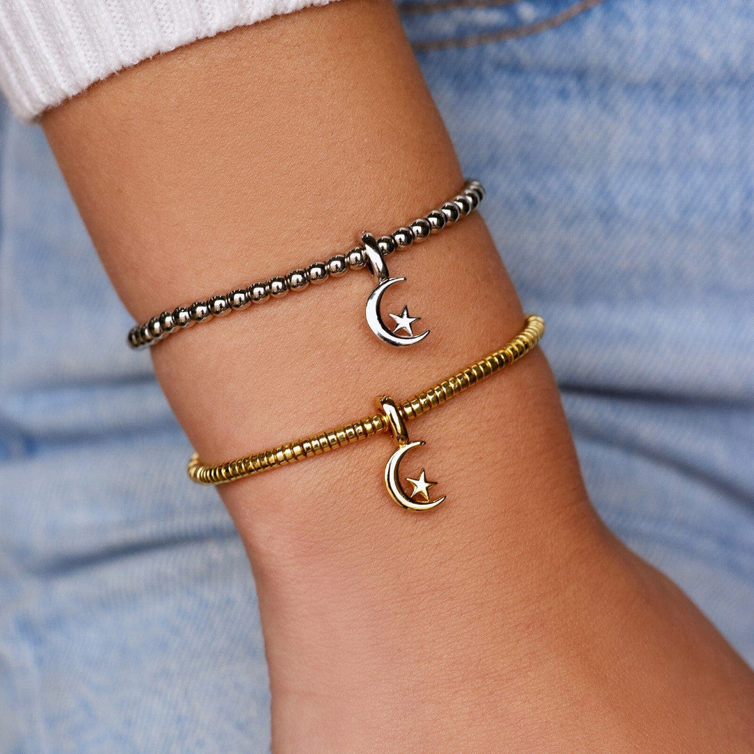 Pura Vida Harper Star And Moon Charm