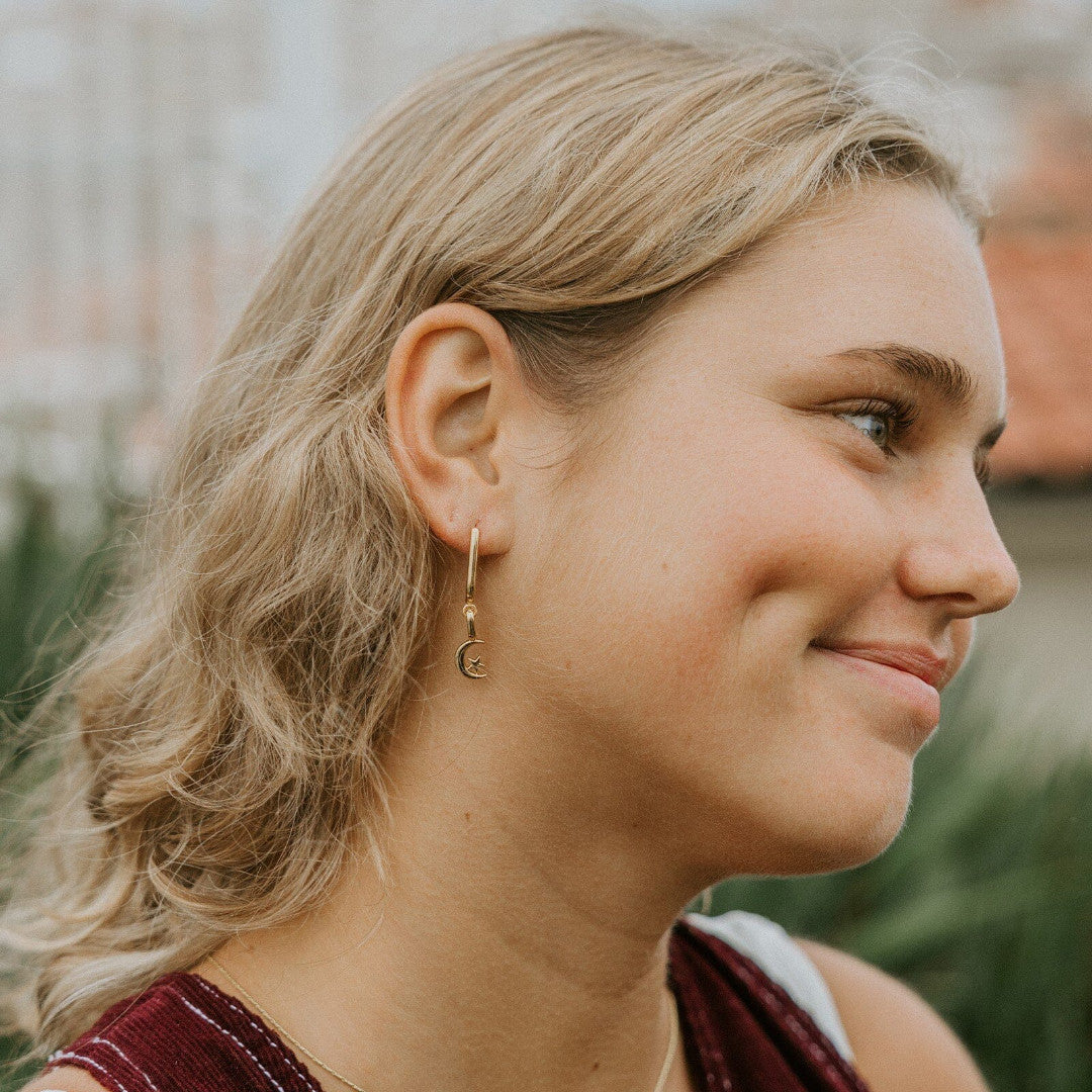 Pura Vida Harper Star And Moon Charm