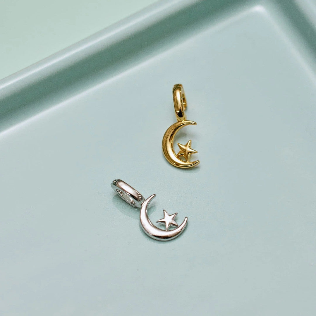 Pura Vida Harper Star And Moon Charm