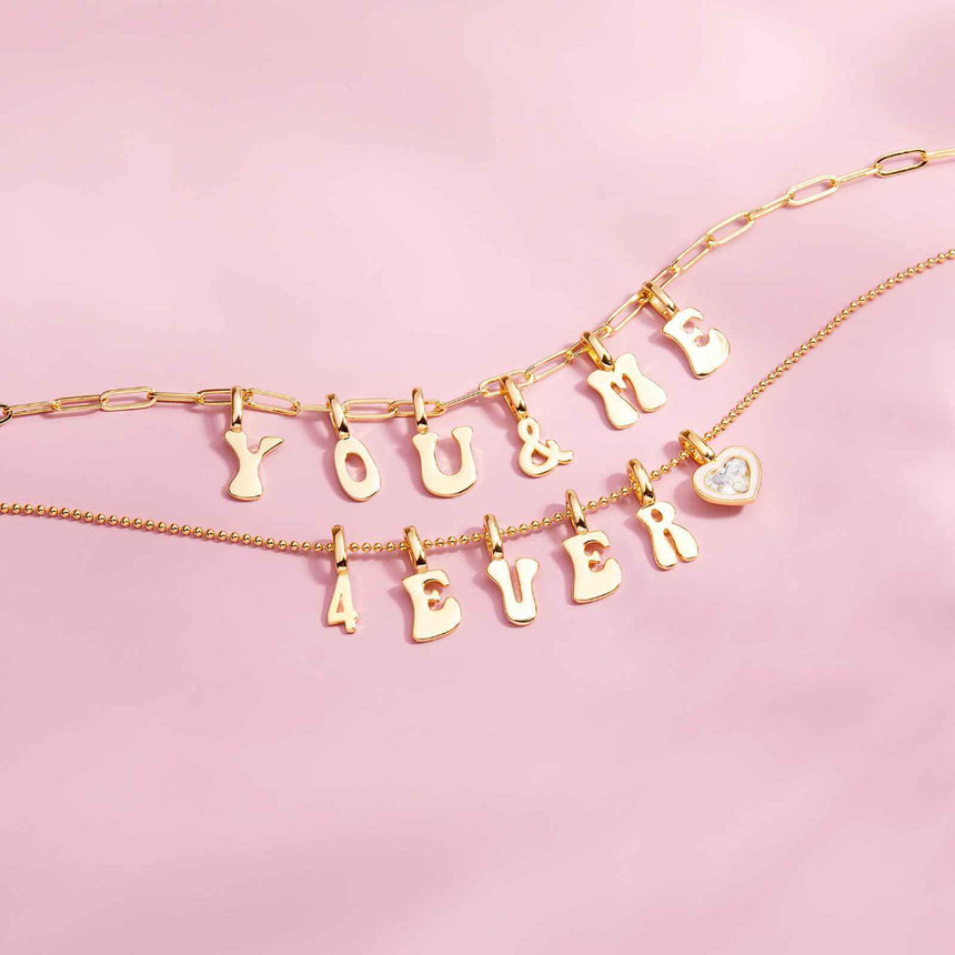 Pura Vida Harper Stone & Enamel Heart Charm