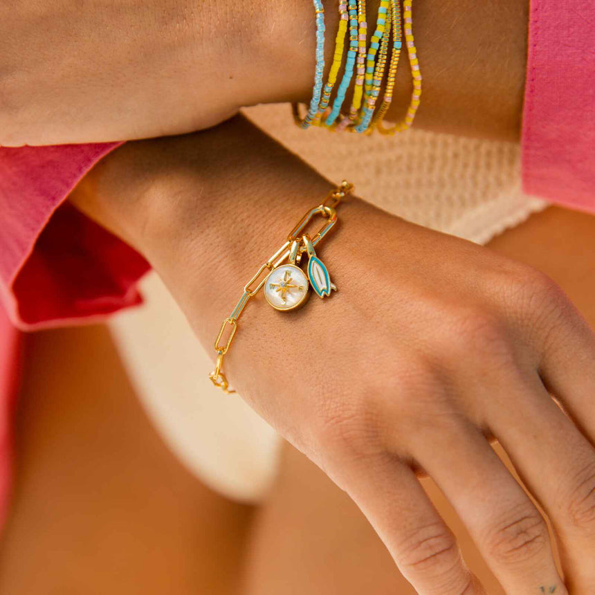 Pura Vida Harper Surfboard Charm