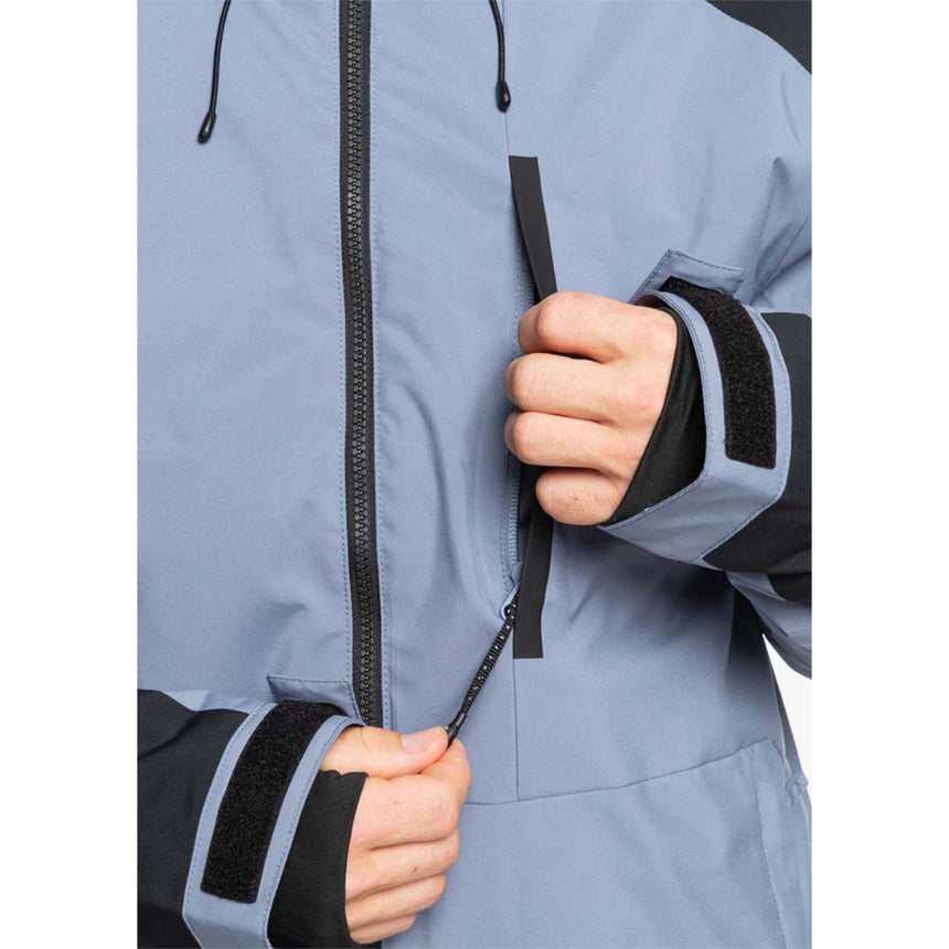 Quiksilver Men's Misson Block Jacket - Flint Stone