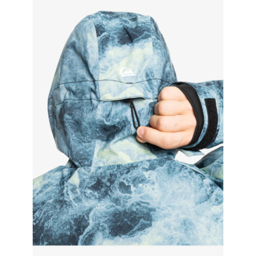 Quiksilver Quiksilver Men's Mission Printed Jacket SPACE STONE CELERY GREEN XS Mens Insulated Snowboard Jacket