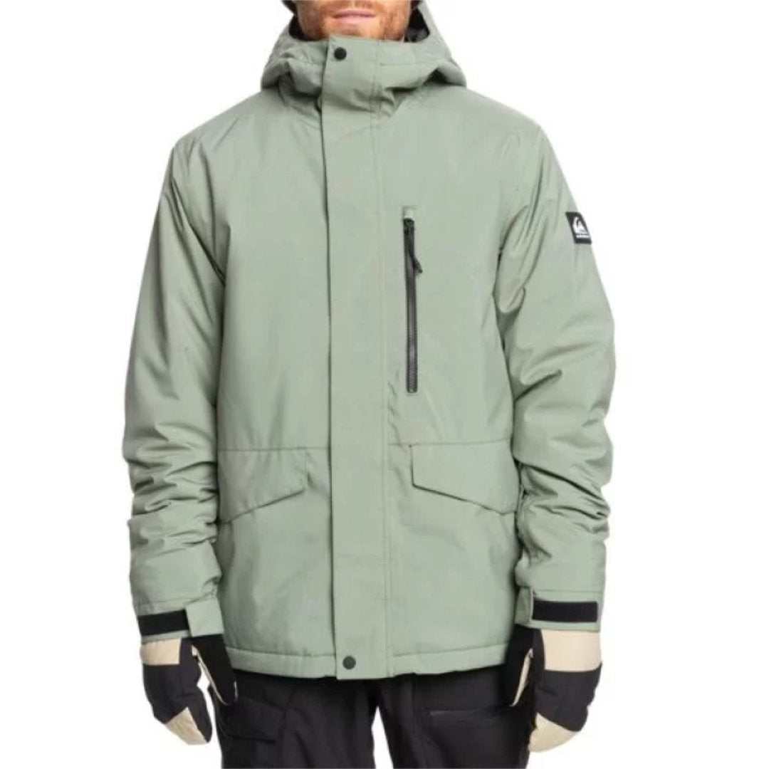 Quiksilver Men's Mission Solid Jacket - Sea Spray