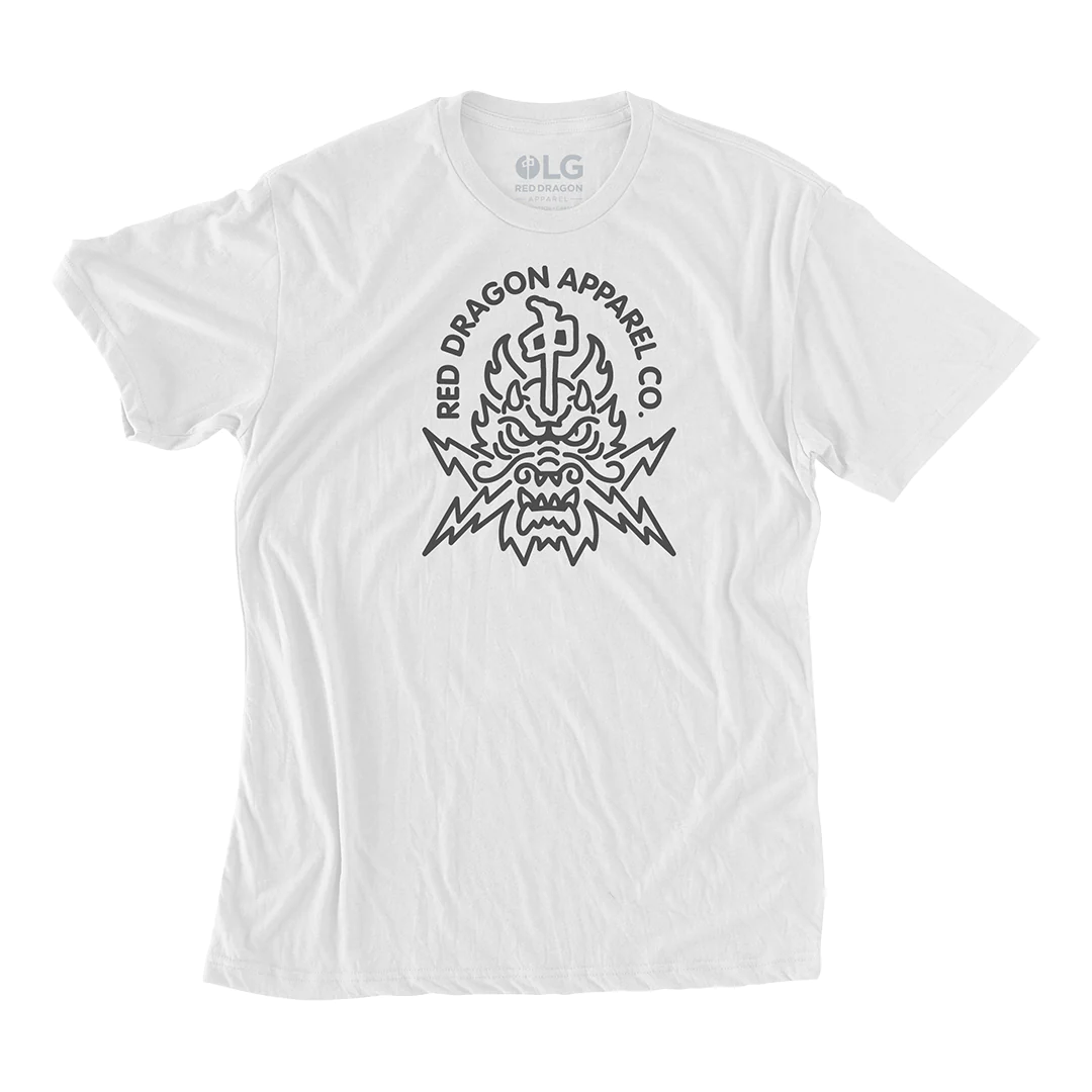 T-shirt RDS pour homme avec tête de dragon