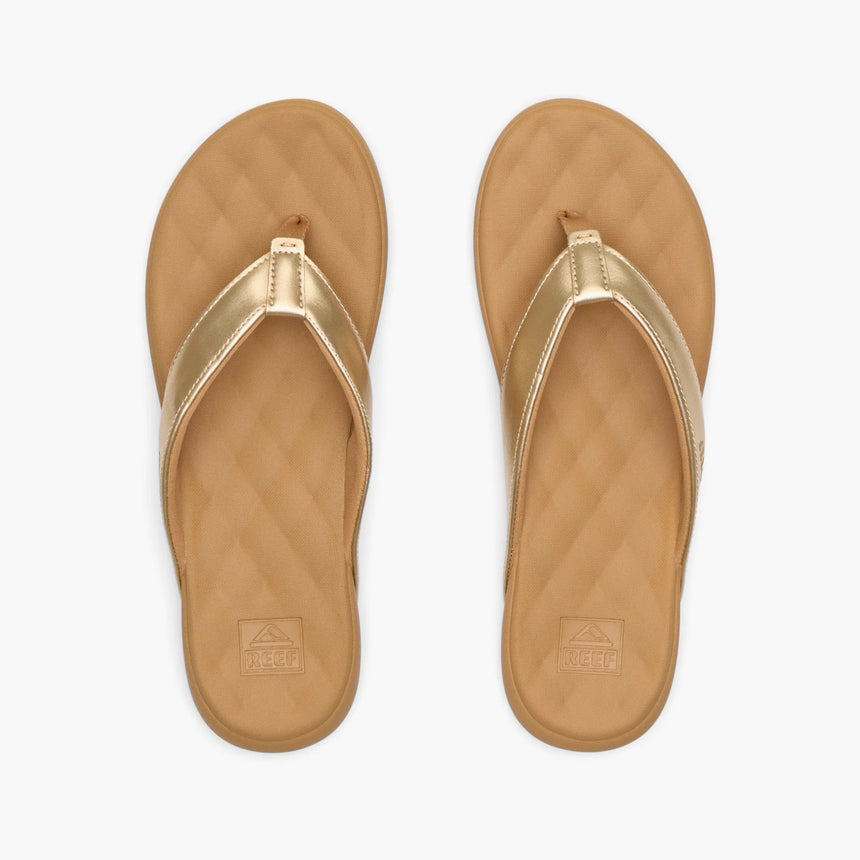 Reef Reef Women Cushion Melody Sandal - Champagne Champagne 7 Womens Sandals Flip Flop 5 to 11